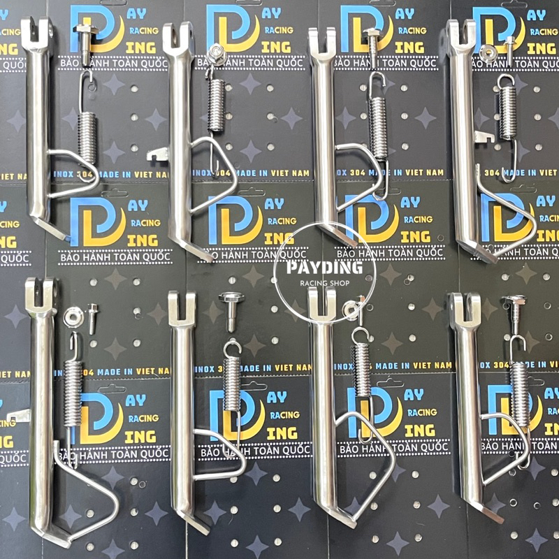 [ Hình Thật ] Chân Chống Nghiêng Vario, Exciter, Wave, Fuled, Winner, Sonic,. Inox304 Tặng Kèm Ốc Ch
