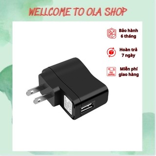 Củ sạc cóc sạc đen n68 5v/1a cổng usb có đèn báo khi đầy pin