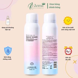 Xịt Chống Nắng Trắng Da M'ayCreate Moisturizing 150Ml Hàng Chính Hãng Nội Địa Trung