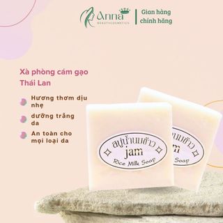 Xà Phòng Cám Gạo Trắng Da Thái Lan Jam Rice Milk Soap