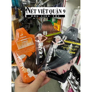 Gói gội nhuộm nâu đen pyeonan hàn quốc
