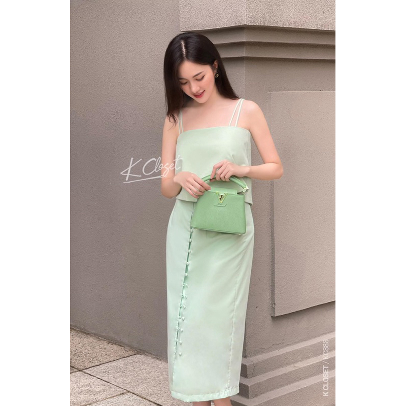 Thanh lý K closet Set xanh mint