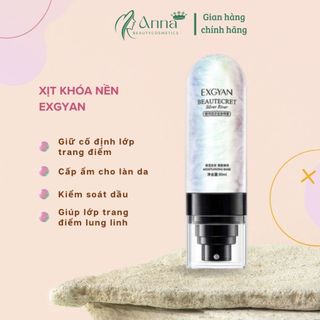 Xịt khóa lớp trang điểm lâu trôi giữ ẩm EXGYAN Beautecret Silver River