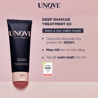 Kem Ủ Tóc Unove Deep Damage Treatment EX Phục Hồi, Dưỡng Tóc Siêu Mềm Mượt