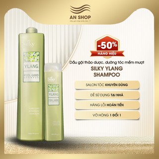 Dầu gội đầu thảo dược dưỡng mềm mượt dược liệu chăm sóc da đầu dầu phục hồi tóc hư tổn yếu khô xơ Silky Ylang Shampoo