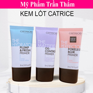 Kem Lót Catrice Prime and Fine Pore Refining Anti Shine Base Siêu Mịn Chính Hãng Phiên Bản Mới Nhất