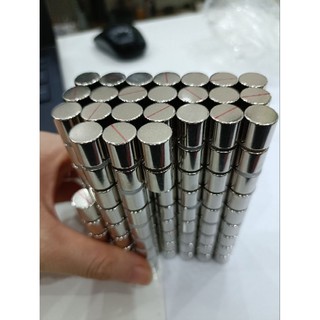 Nam châm N52 siêu mạnh 11x11mm trụ tròn