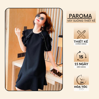 Váy Suông Đầm Suông Xoè Đuôi Cá Bigsize Thiết Kế 48-85kg Giấu Bụng  -PAROMA D0031