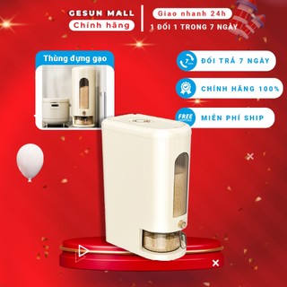 Thùng đựng gạo thông minh 5kg 10kg bằng nhựa chống côn trùng chống ẩm tiện lợi