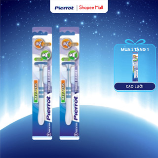  Combo 2 Dụng Cụ Làm Sạch Lưỡi PIERROT Loại Bỏ Mảng Bám Và Cạo Lưỡi Nhẹ Nhàng