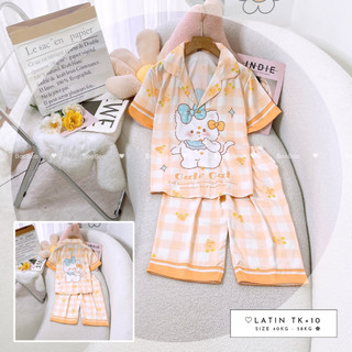 ĐỒ BỘ PIJAMA - LỬNG LỤA LATIN - FORM 40-60KG