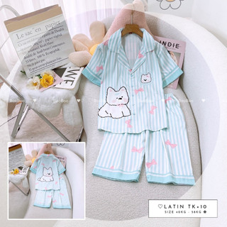 ĐỒ BỘ PIJAMA - LỬNG LỤA LATIN - FORM 40-60KG