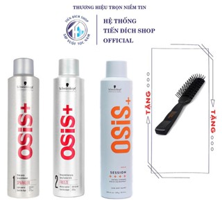 Gôm keo xịt tóc Osis+ 1-Spakler , Osis 3 Session - 300ml cao cấp chính hãng Đức + Tặng lược Chaoba