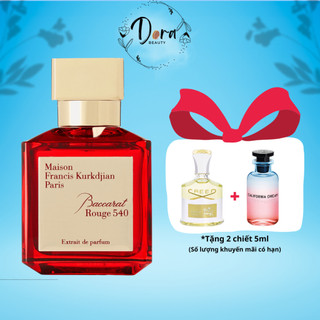 Chiết 10ml MFK 540 Baccarat Rouge (Đỏ) tặng kèm Chiết 5ml Creed aventus for her trắng và LV californica dream