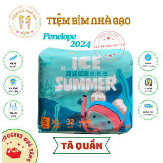 [Nội Địa Hàn] Tã bỉm Penelope summer ICE 2024 nội địa Hàn L36m/XL32m/XXL28m/XXXL24m.