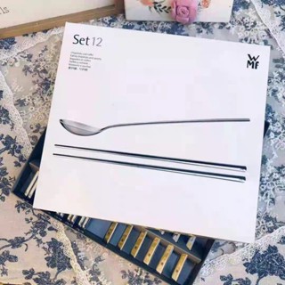 Set 12 bộ đũa muỗng inox không rỉ dùng cho gia đình tiết kiệm tiện lợi Loại Tốt