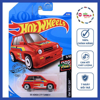 Xe mô hình Hot Wheels basic '85 Honda City Turbo II GHF22.