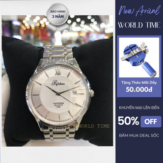 Đồng hồ nam Pafolina 5030M - 2 full box, kính sapphire chống xước, chống nước, thẻ bảo hành 3 năm toàn quốc