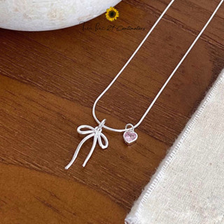 Dây chuyền bạc Nơ tim, Dây chuyền Tiệm bạc 21Centimeters