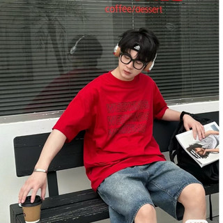 Áo Phông Nam WEEKEND Đỏ Tươi Cotton NHÀ KEN