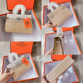 Túi Hờ Mờ 1 quai da rắn khoá bạc