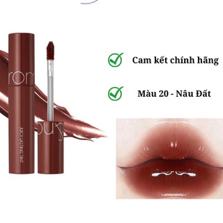 Son Romand Juicy Lasting Tint 20 Dark Coconut- Màu Cam Nâu Dừa