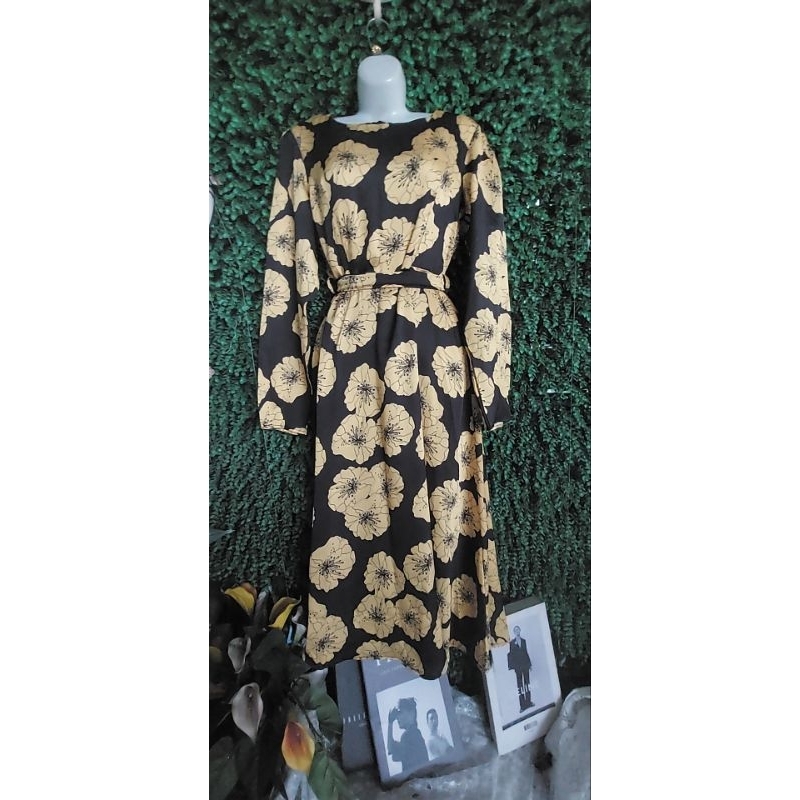 đầm hoa phi lụa new tag
