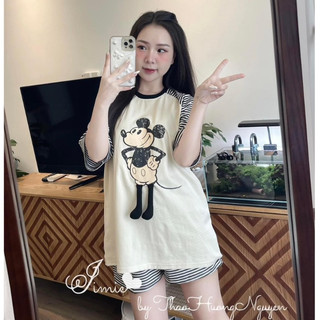 SET MICKEY CHÂN TRÒN PHỐI KẺ