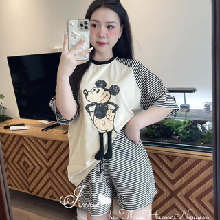 SET MICKEY CHÂN TRÒN PHỐI KẺ
