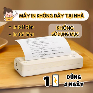 Máy in nhiệt HPRT MT810 in giấy A4 nhỏ gọn, di động, kết nối bluetooth, phù hợp với học sinh, sinh viên, dân văn phòng.
