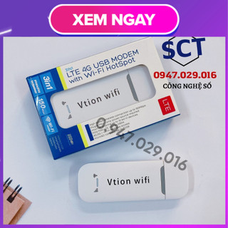 USB 3G Vtion Xài Được Đa Mạng Tích Hợp Phát Wifi Tốc Độ Cao 3G Bằng Sim 4G