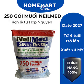 COMBO 250 GÓI MUỐI NEILMED RỬA MŨI date 2027