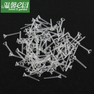 Túi 100 cái ghim nhựa cố định phụ kiện tiểu cảnh, búp bê, terrarium
