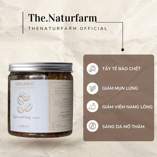 Tẩy tế bào chết body Crush Coffee Naturfarm [ Hủ 500GR ] Muối tắm tẩy da chết body thiên nhiên