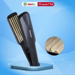 Máy dập phồng OVIE KEMEI KM-332 bản to 4cm làm nóng nhanh 30s bấm chân nhanh chóng cho salon