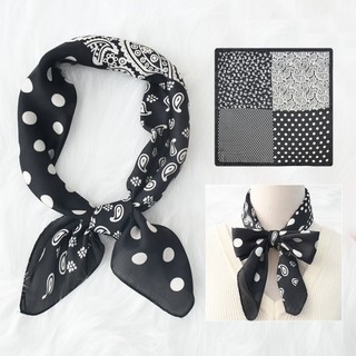 Khăn bandana khăn áo yếm màu cá tính 70x70cm