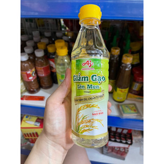 Dấm gạo ajinomoto lên men chuẩn tự nhiên chai 400g