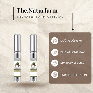 Mascara dầu thầu dầu dưỡng mi Naturfarm [ Mascara dầu castor dưỡng lông mi & lông mày ]