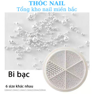 Bi nail trang trí móng vàng bạc