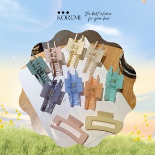 Koremi Kẹp Tóc Càng Cua Chữ Nhật Size Vừa Korean Style