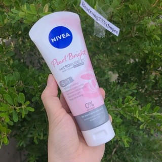 [MẪU MỚI] Sữa Rửa Mặt NIVEA Pearl Bright Đất Sét Giúp Sáng Da 100g