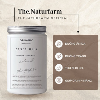 Sữa bò cô đặc Cow's Milk Naturfarm [ Hủ 1000ML ][ Ủ sữa bò dưỡng ẩm trắng da ]