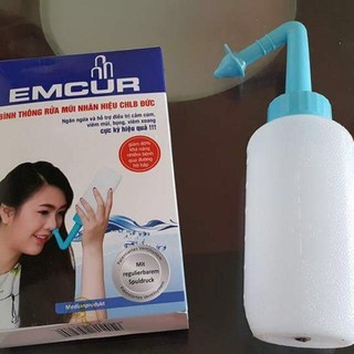 Bình Rửa Mũi Người Lớn & Trẻ Em EMCUR