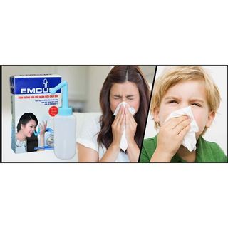 Bình Rửa Mũi Người Lớn & Trẻ Em EMCUR