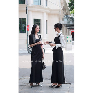 Đầm Alice tối giản, thanh lịch, hàng thiết kế by Basicbae.98