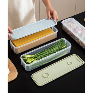  Hộp Nhựa Dài Đựng Mỳ Ý Hành Lá Đũa,Thìa Hộp Đựng Thực Phẩm Dài Nhỏ Gọn Có Nắp Đậy Chống Ẩm Mốc 