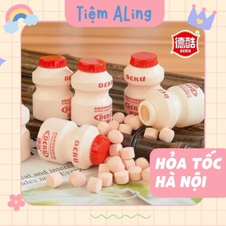 Kẹo viên nén sữa chua DEKU, Kẹo sữa chua mini 2 vị dâu - vị sữa