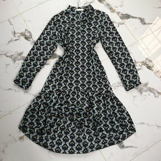 Đầm đuôi cá dáng suông dài D24 , chất đẹp, size L-XL (N100cm D104cm) mới 98%