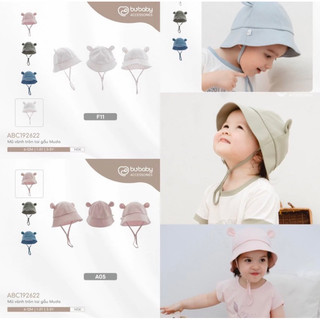 Mũ vành tròn tai gấu bubaby