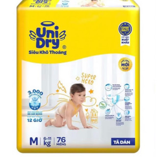 TÃ DÁN UNIDRY MẪU MỚI CAO CẤP M76/L68/XL62